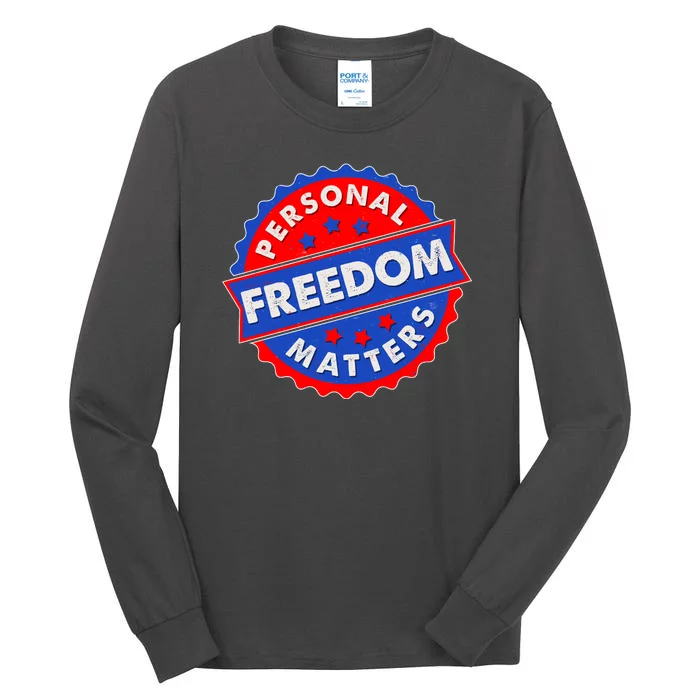 Personal Freedom Matters Emblem Tall Long Sleeve T-Shirt