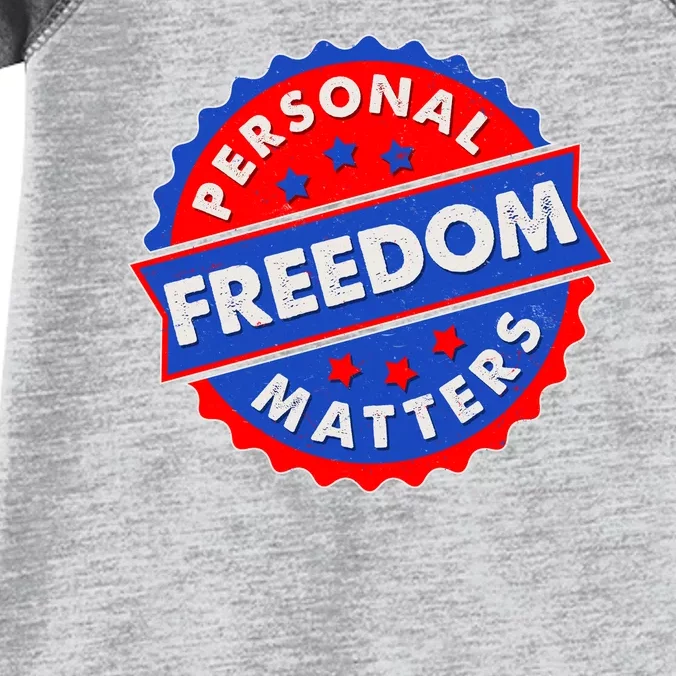 Personal Freedom Matters Emblem Infant Baby Jersey Bodysuit