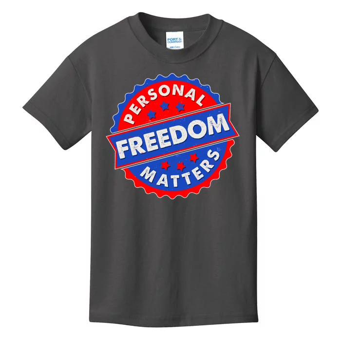 Personal Freedom Matters Emblem Kids T-Shirt