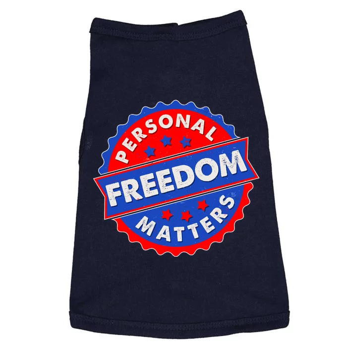 Personal Freedom Matters Emblem Doggie Tank