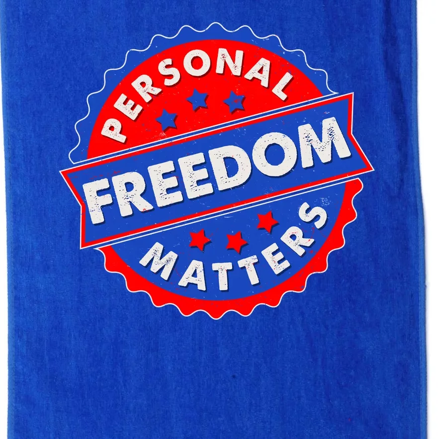 Personal Freedom Matters Emblem Platinum Collection Golf Towel