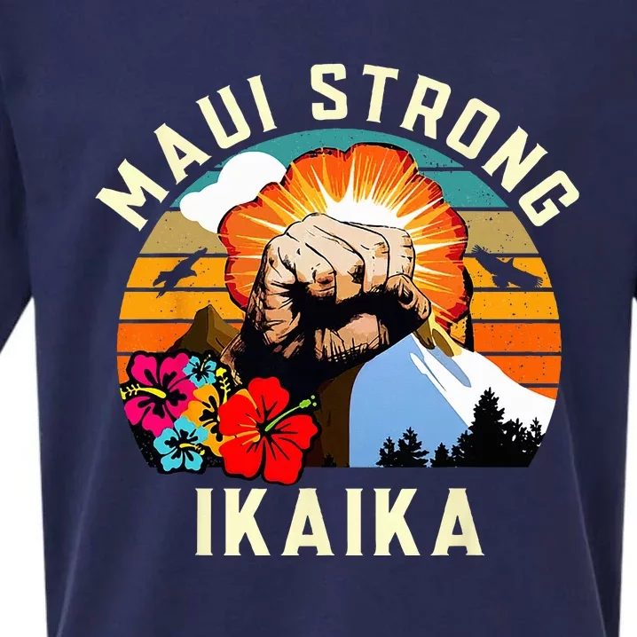 Pray For Maui Hawaii Strong Tee Apparel Matching Family Sueded Cloud Jersey T-Shirt