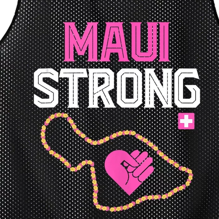 Pray For Maui Hawaii Strong Mesh Reversible Basketball Jersey Tank