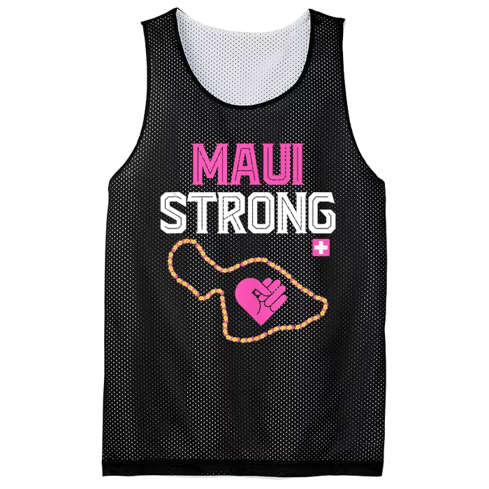 Pray For Maui Hawaii Strong Mesh Reversible Basketball Jersey Tank