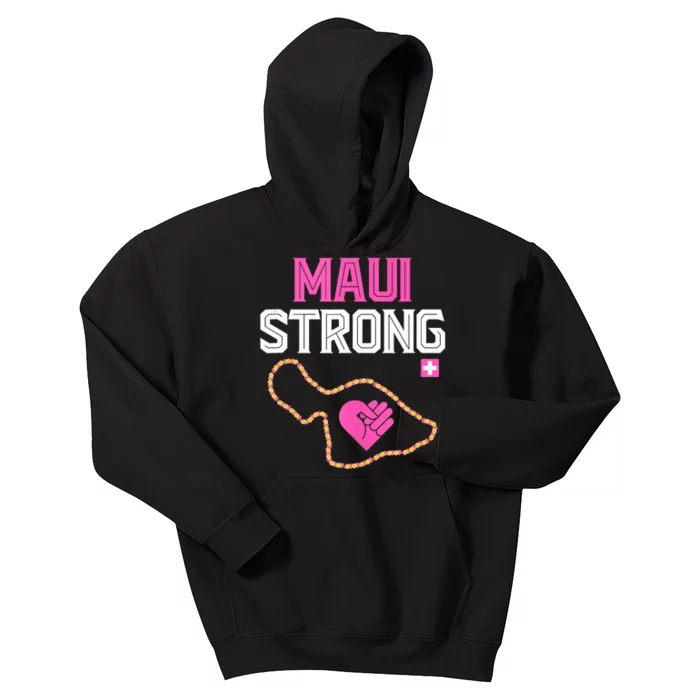 Pray For Maui Hawaii Strong Kids Hoodie