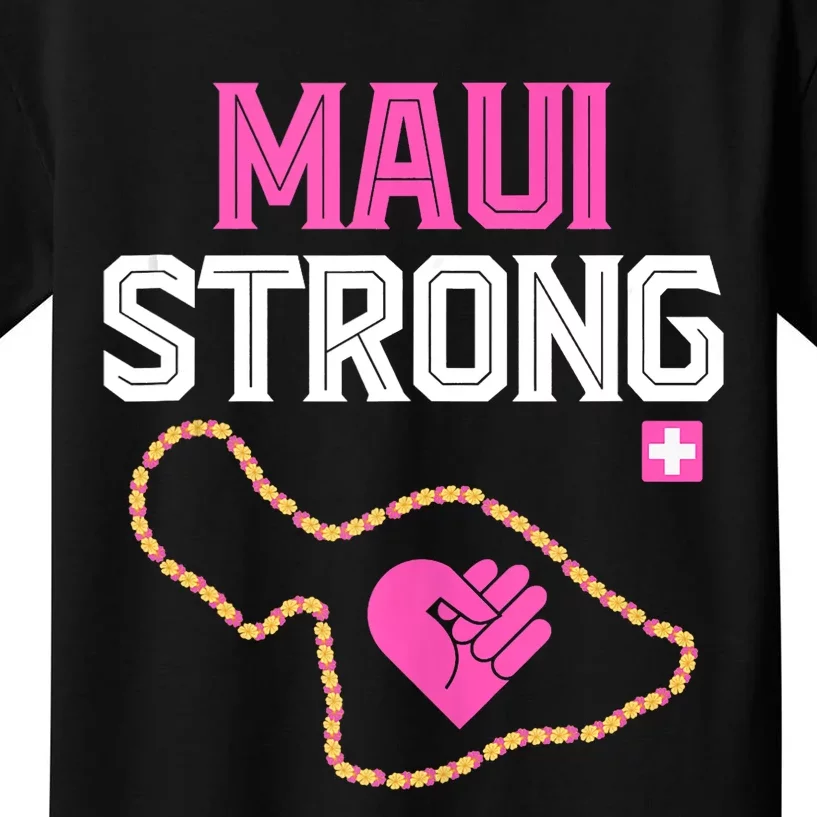 Pray For Maui Hawaii Strong Kids T-Shirt