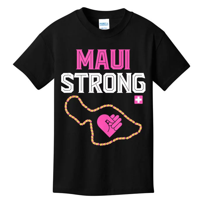 Pray For Maui Hawaii Strong Kids T-Shirt