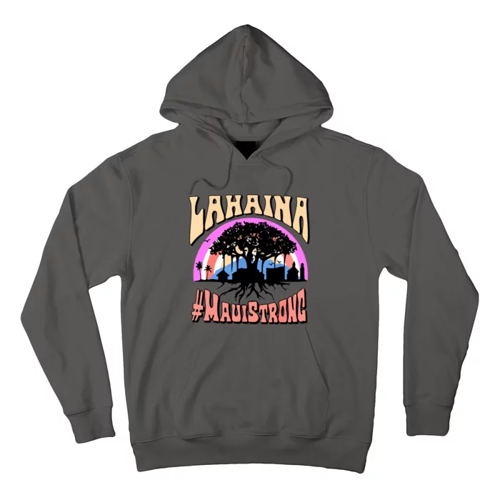 Pray For Maui Hawaii Maui Strong Lahaina Banyan Tree Gift Hoodie