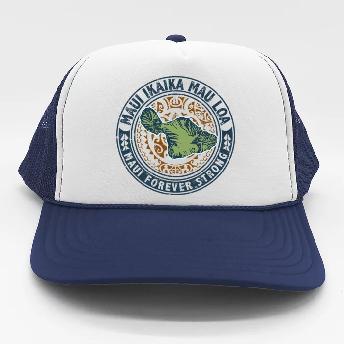 Pray For Maui Hawaii Strong Trucker Hat