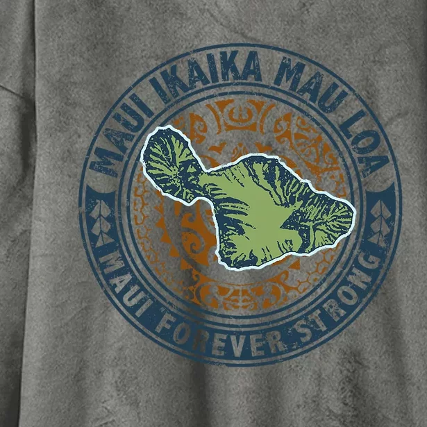 Pray For Maui Hawaii Strong Hooded Wearable Blanket