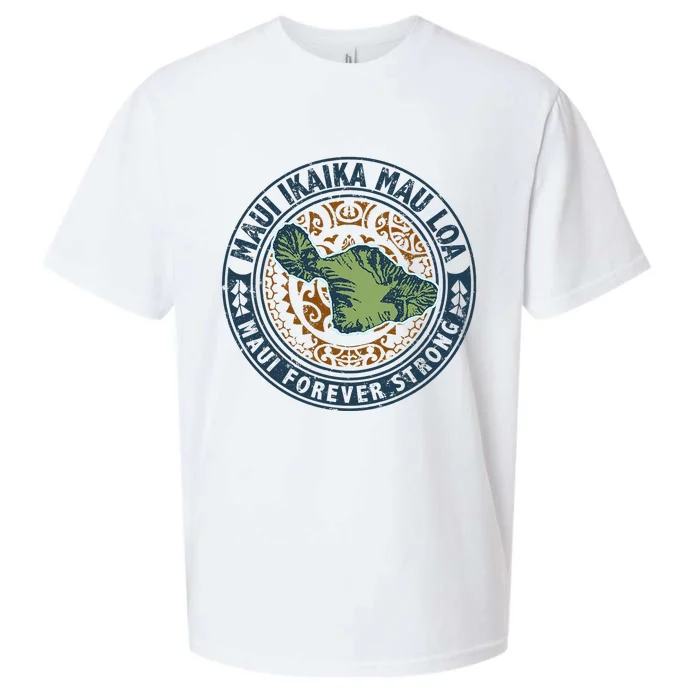 Pray For Maui Hawaii Strong Sueded Cloud Jersey T-Shirt