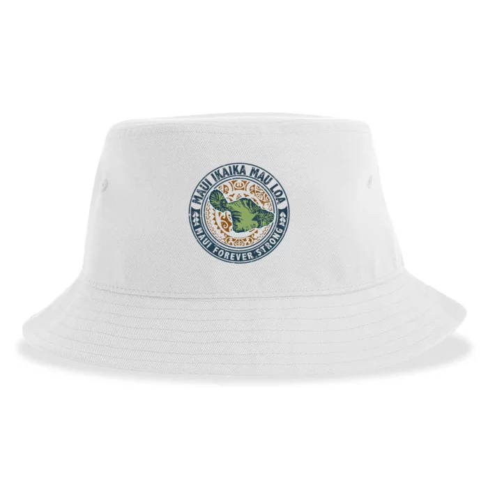 Pray For Maui Hawaii Strong Sustainable Bucket Hat