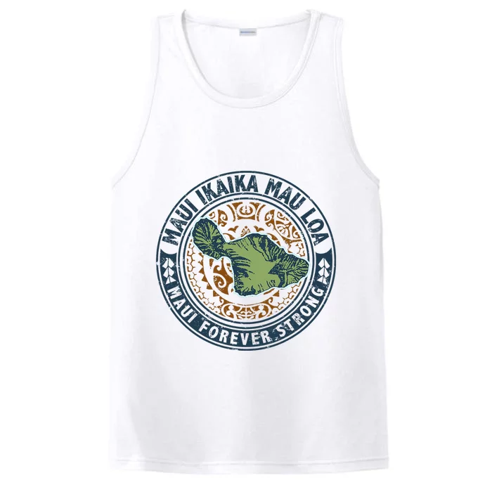 Pray For Maui Hawaii Strong Performance Tank