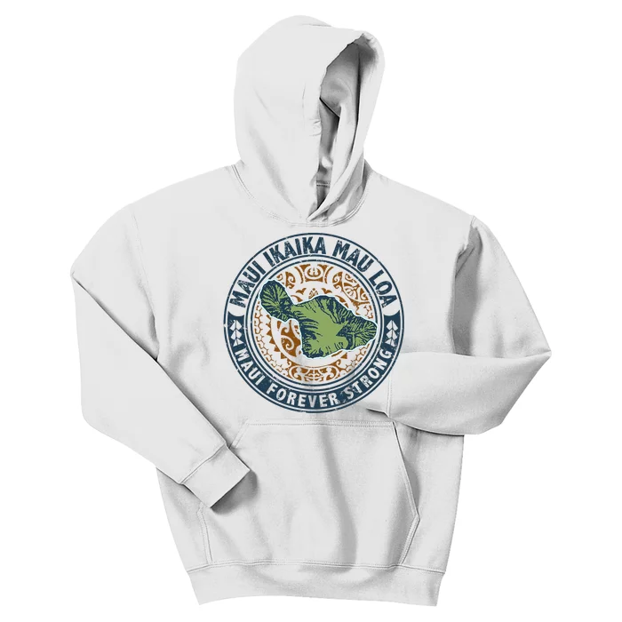 Pray For Maui Hawaii Strong Kids Hoodie