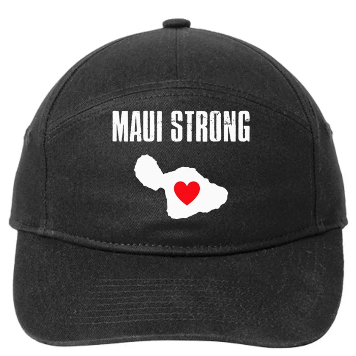 Pray For Maui Hawaii Strong Lahaina Fires Gift 7-Panel Snapback Hat