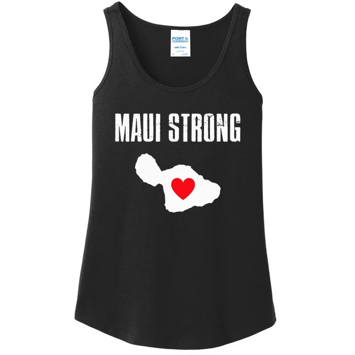 Pray For Maui Hawaii Strong Lahaina Fires Gift Ladies Essential Tank