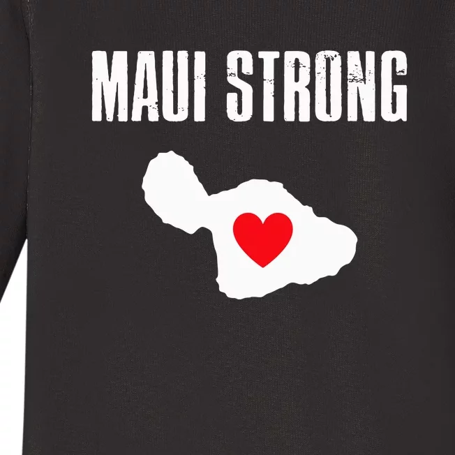 Pray For Maui Hawaii Strong Lahaina Fires Gift Baby Long Sleeve Bodysuit