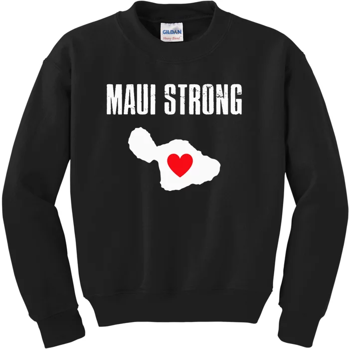 Pray For Maui Hawaii Strong Lahaina Fires Gift Kids Sweatshirt