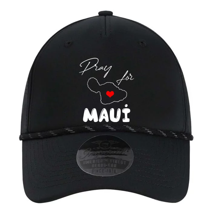 Pray For Maui Hawaii Maui Strong Support Heart Gift Performance The Dyno Cap