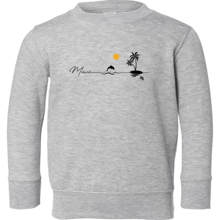 Pray For Maui Hawaii Strong Maui Hawaii Lahaina Toddler Sweatshirt