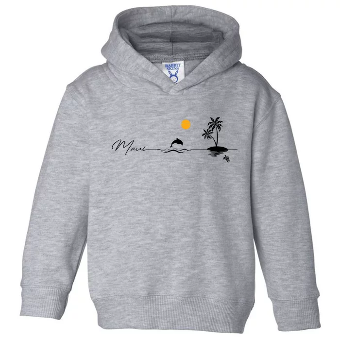 Pray For Maui Hawaii Strong Maui Hawaii Lahaina Toddler Hoodie