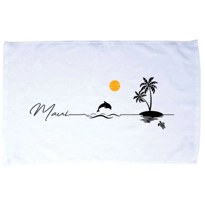 Pray For Maui Hawaii Strong Maui Hawaii Lahaina Microfiber Hand Towel