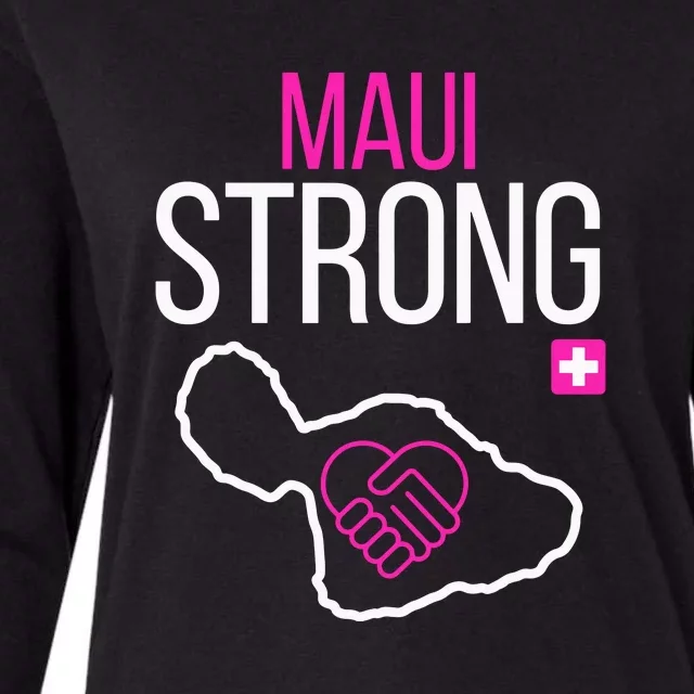 Pray For Maui Hawaii Strong Support Maui Gift Womens Cotton Relaxed Long Sleeve T-Shirt