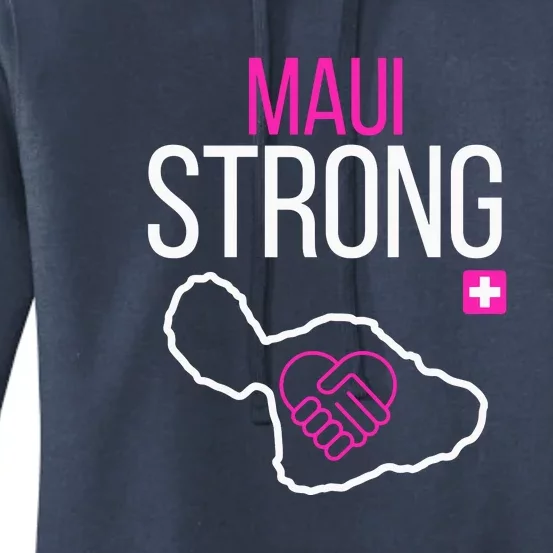 Pray For Maui Hawaii Strong Support Maui Gift Women's Pullover Hoodie