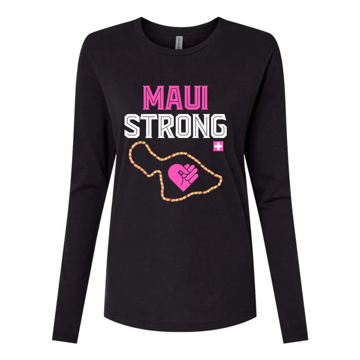 Pray For Maui Hawaii Strong Gift Womens Cotton Relaxed Long Sleeve T-Shirt