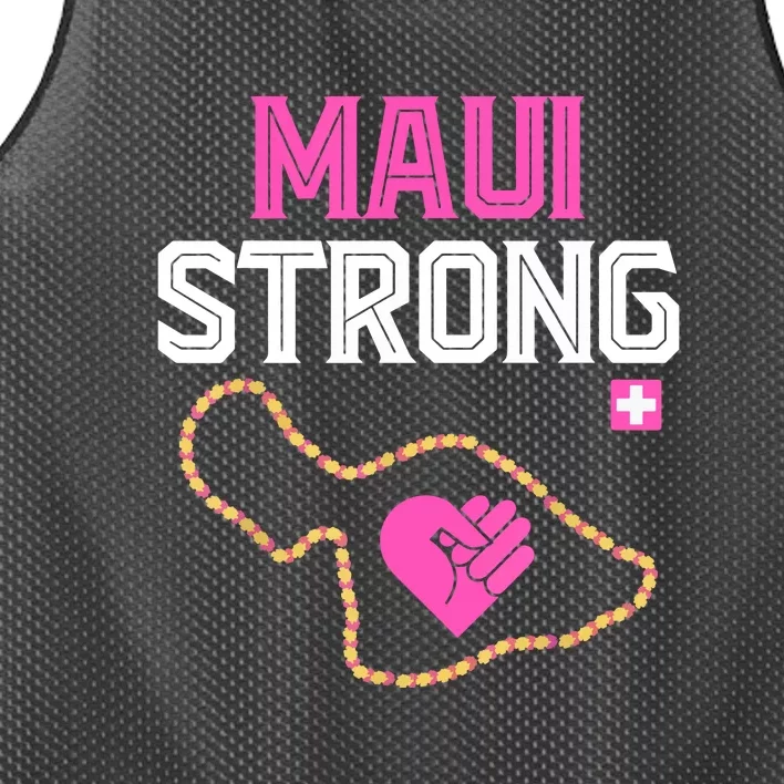 Pray For Maui Hawaii Strong Gift Mesh Reversible Basketball Jersey Tank