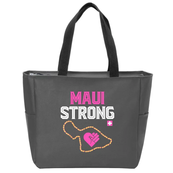 Pray For Maui Hawaii Strong Gift Zip Tote Bag