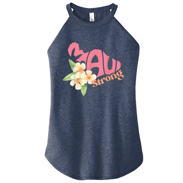 Pray for Maui Hawaii Strong Women’s Perfect Tri Rocker Tank