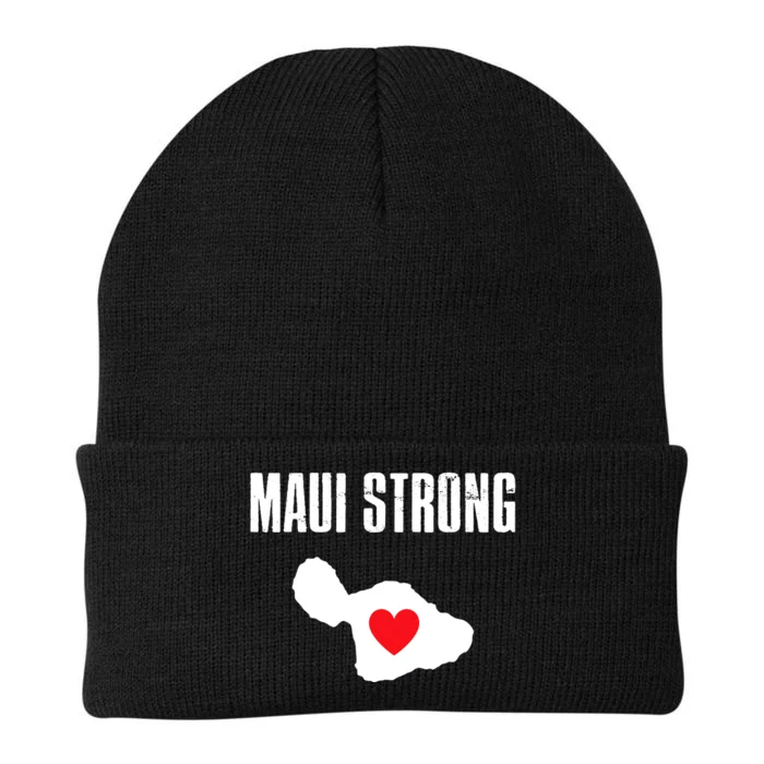 Pray For Maui Hawaii Maui Strong Maui Wildfire Relief Knit Cap Winter Beanie