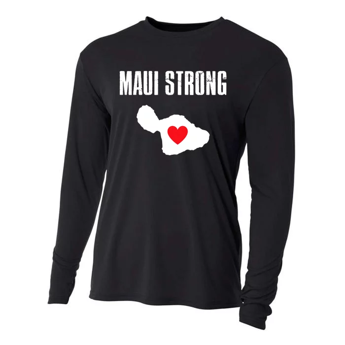 Pray For Maui Hawaii Maui Strong Maui Wildfire Relief Cooling Performance Long Sleeve Crew