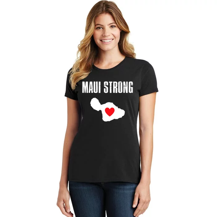 Pray For Maui Hawaii Maui Strong Maui Wildfire Relief Women's T-Shirt