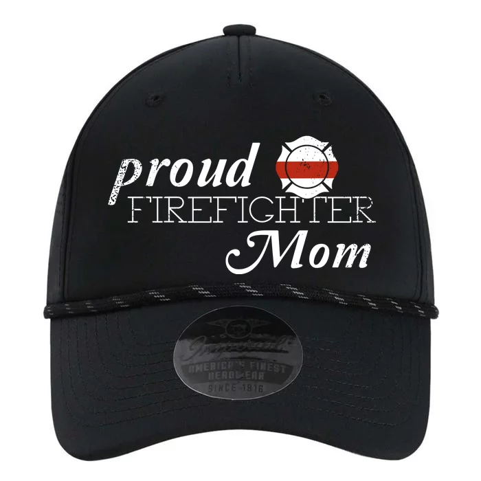 Proud Firefighter Mom Firefighting Gift Performance The Dyno Cap