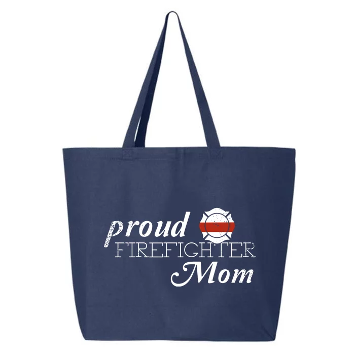 Proud Firefighter Mom Firefighting Gift 25L Jumbo Tote