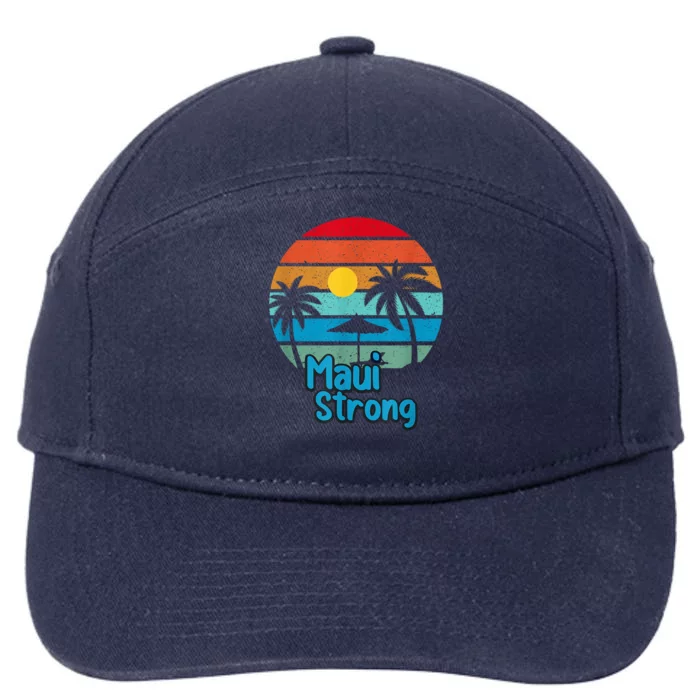 Pray for Maui Hawaii Strong 7-Panel Snapback Hat