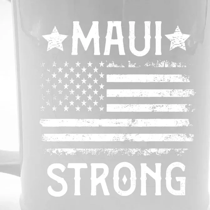 Pray For Maui Hawaii Strong Front & Back Beer Stein