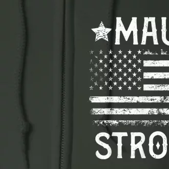 Pray for Maui Hawaii Strong Full Zip Hoodie