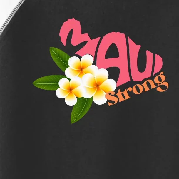 Pray For Maui Hawaii Strong Palm Flower Gift Hawaii Fires Toddler Fine Jersey T-Shirt