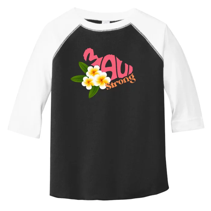 Pray For Maui Hawaii Strong Palm Flower Gift Hawaii Fires Toddler Fine Jersey T-Shirt