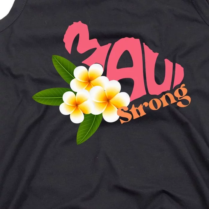 Pray For Maui Hawaii Strong Palm Flower Gift Hawaii Fires Tank Top