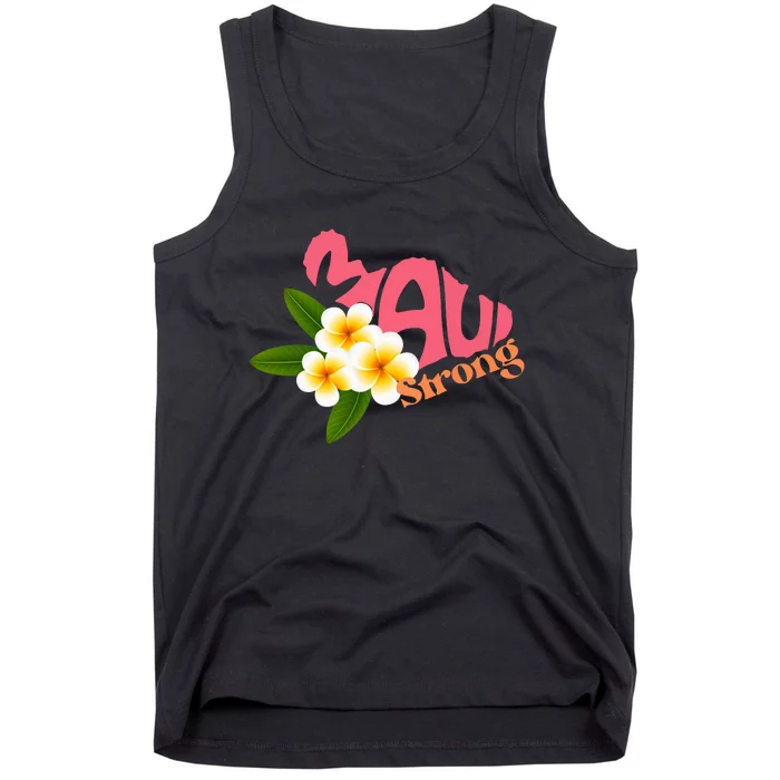 Pray For Maui Hawaii Strong Palm Flower Gift Hawaii Fires Tank Top