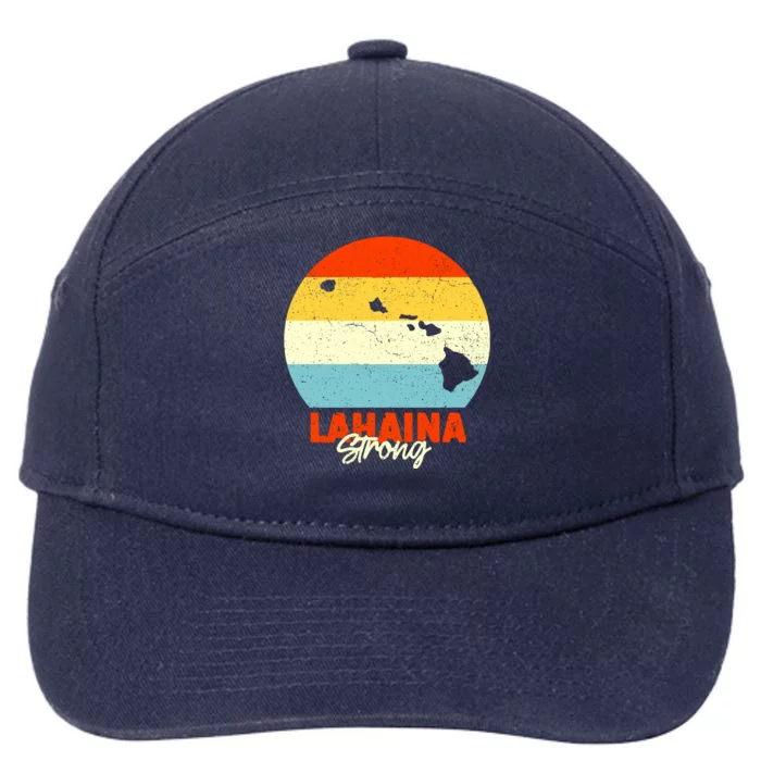 Pay For Maui Lahaina Strong Vintage Gift 7-Panel Snapback Hat