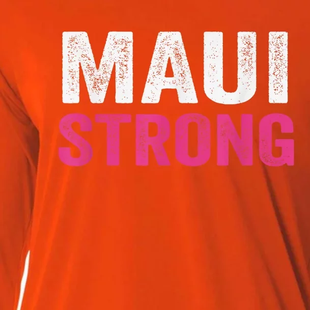 Pray for Maui Hawaii Strong - Maui Lahaina Hawaiian Islands Cooling Performance Long Sleeve Crew