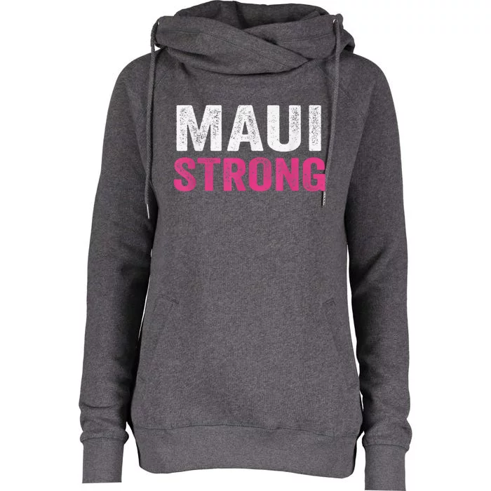 Pray for Maui Hawaii Strong - Maui Lahaina Hawaiian Islands Womens Funnel Neck Pullover Hood