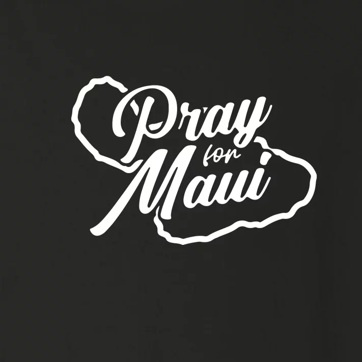 Pray For Maui Gift Toddler Long Sleeve Shirt