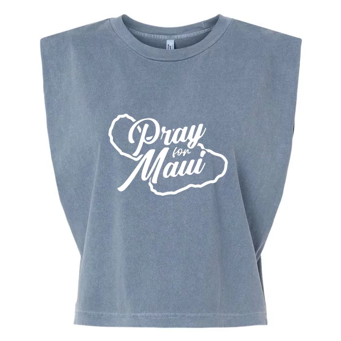 Pray For Maui Gift Garment-Dyed Women's Muscle Tee