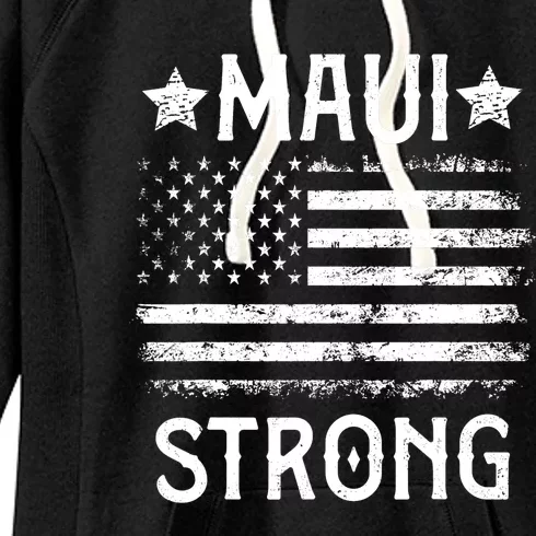 Pray For Maui Hawaii Strong Support Hawaii Women's Fleece Hoodie